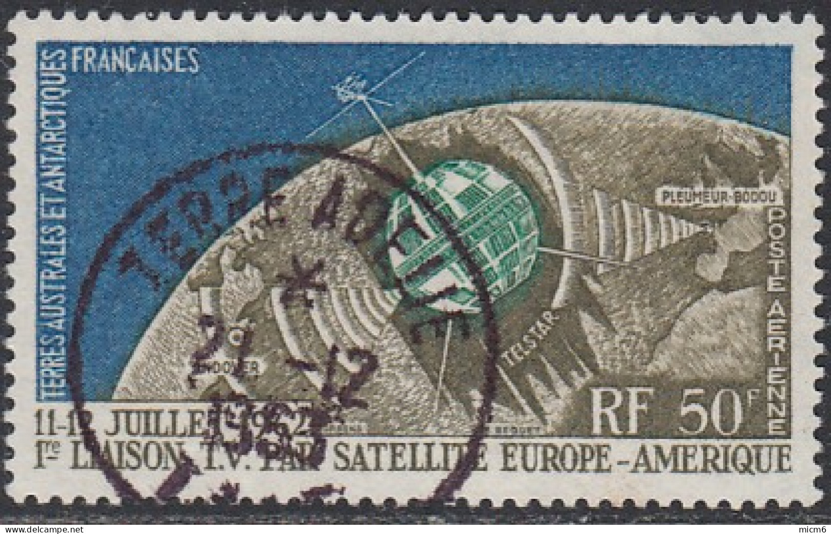TAAF - Terre Adélie Sur Poste Aérienne N° 6 (YT)  N° 6 (AM). Oblitération De 1963. - Oblitérés