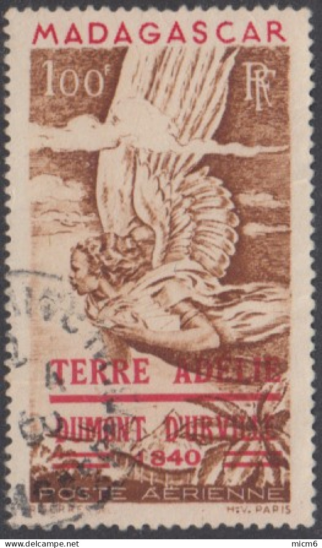 TAAF - Madagascar Sur Poste Aérienne N° 1 (YT)  N° 1 (AM). Oblitération De 1950. - Used Stamps