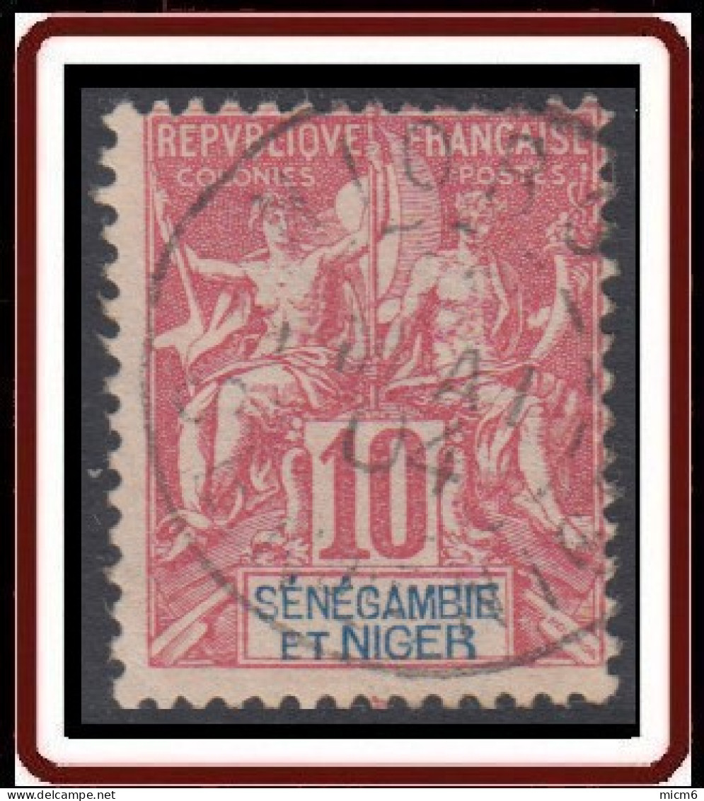 Sénégambie Et Niger - N° 05 (YT) N° 5 (AM) Oblitéré De Nioro / SENbie-Niger (1904). - Used Stamps