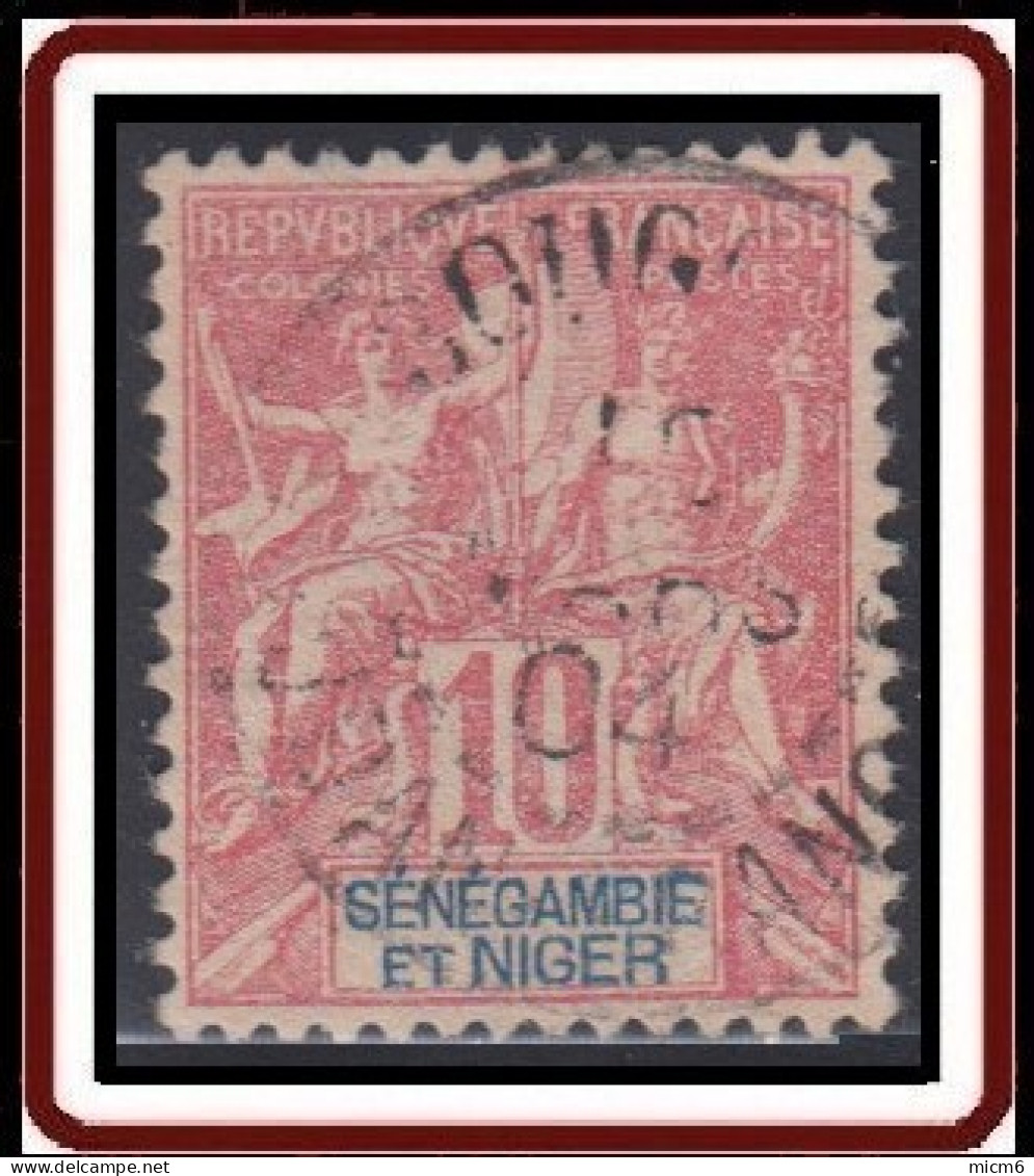 Sénégambie Et Niger - N° 05 (YT) N° 5 (AM) Oblitéré De Bougouni (1904). - Usati