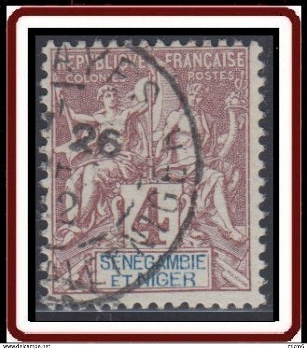 Sénégambie Et Niger - N° 03 (YT) N° 3 (AM) Oblitéré De Kayes. - Gebraucht