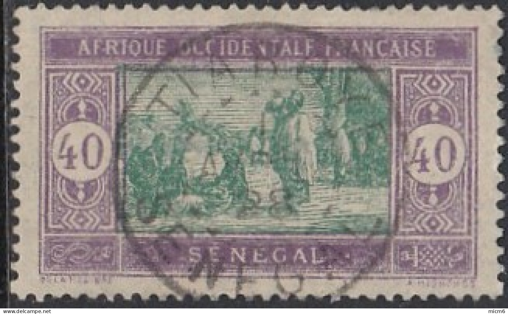 Sénégal 1912-1944 - Tiaroye Sur N° 63 (YT) N° 63 (AM). Oblitération. - Sonstige & Ohne Zuordnung