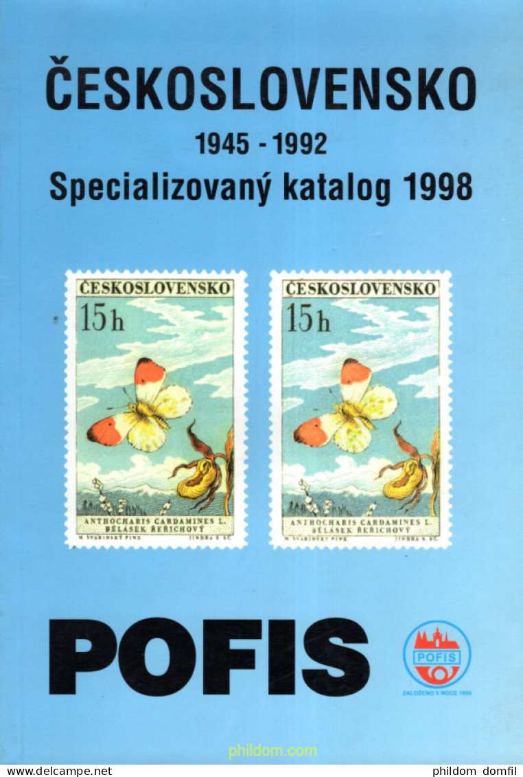 ČESKOSLOVENSKO 1945-1992 Špecializovaný Katalóg 1998 - Temáticas