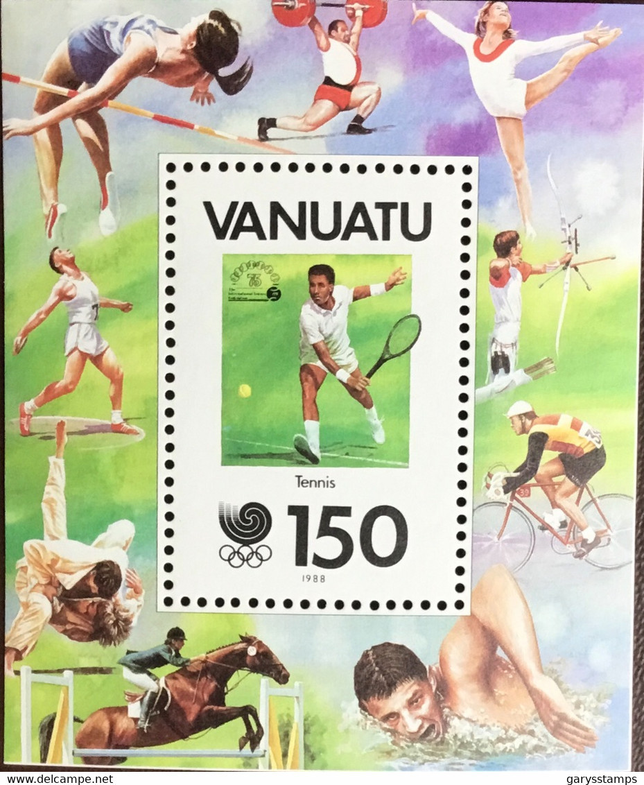 Vanuatu 1988 Olympic Games Minisheet MNH - Vanuatu (1980-...)