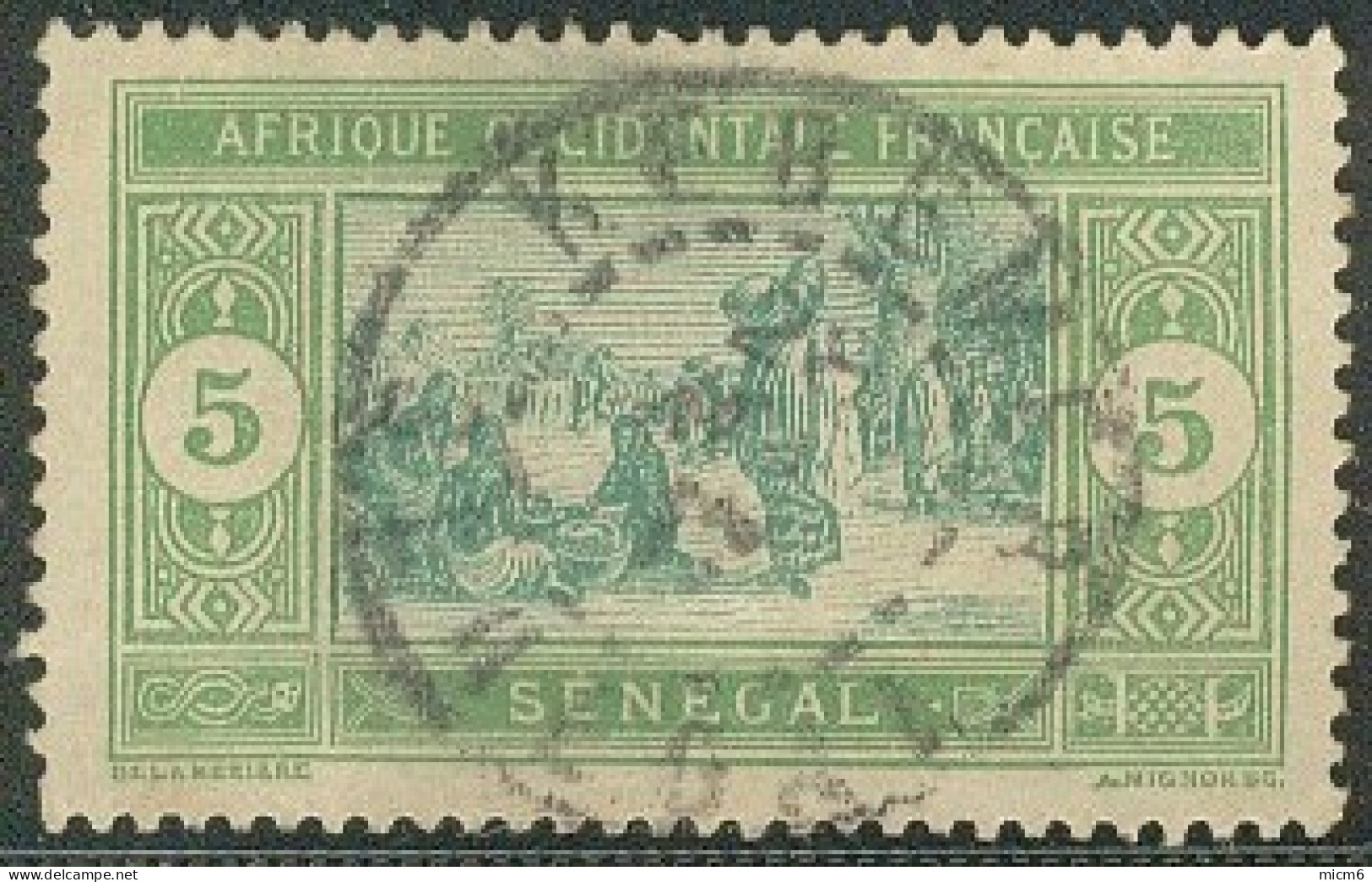Sénégal 1912-1944 - Kebemer Sur N° 56 (YT) N° 57 (AM). Oblitération. - Autres & Non Classés