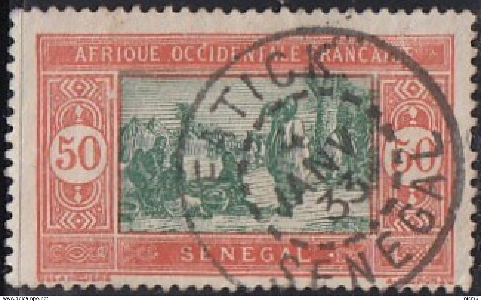 Sénégal 1912-1944 - Fatick Sur N° 82 (YT) N° 100 (AM). Oblitération De 1935. - Andere & Zonder Classificatie