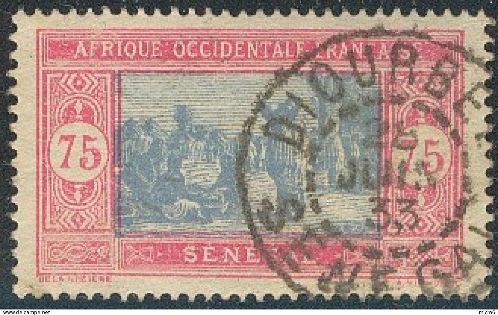 Sénégal 1912-1944 - Diourbel Sur N° 84A (YT) N° 102 (AM). Oblitération. - Andere & Zonder Classificatie