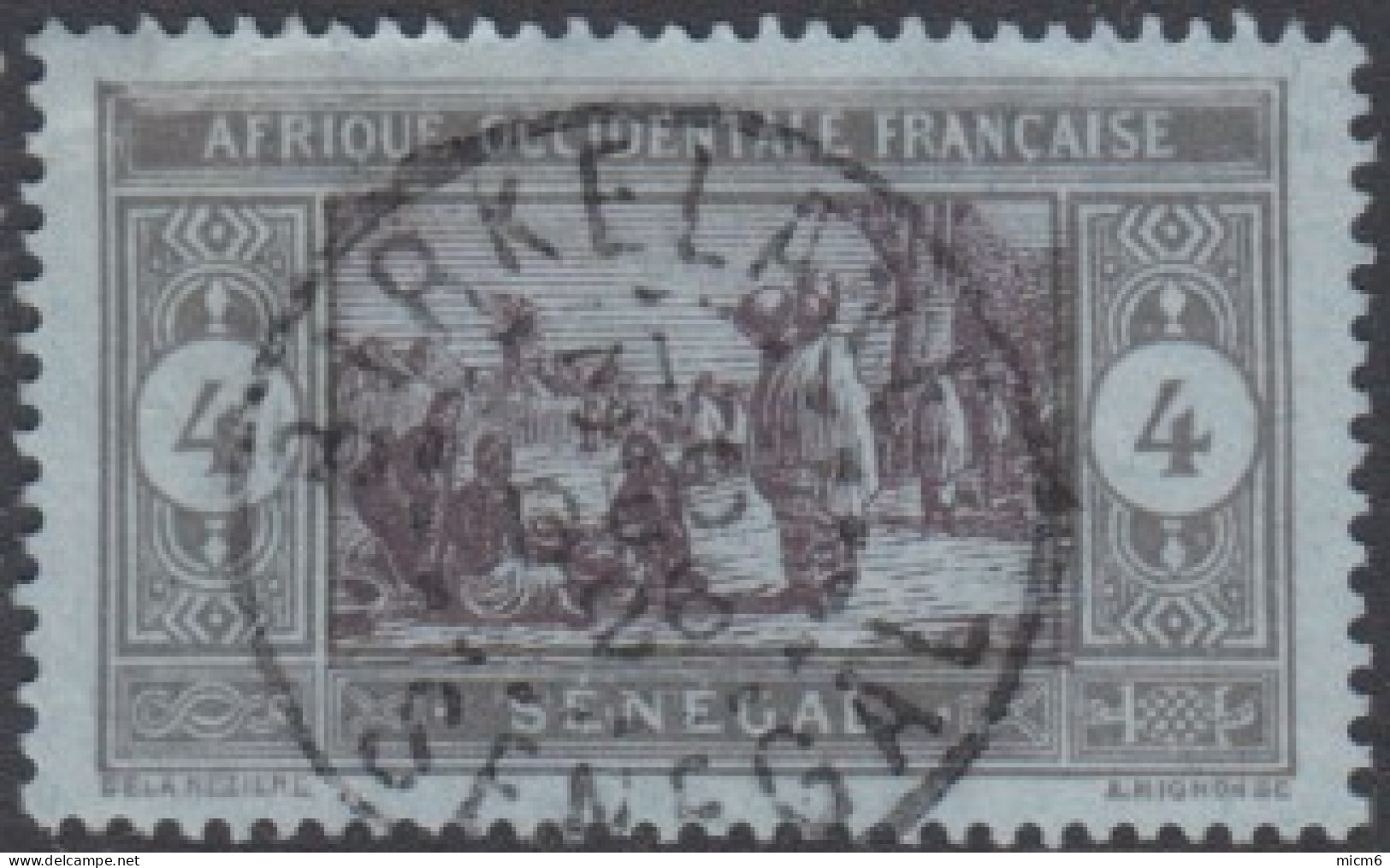 Sénégal 1912-1944 - Birkelane Sur N° 55 (YT) N° 56 (AM). Oblitération. - Andere & Zonder Classificatie