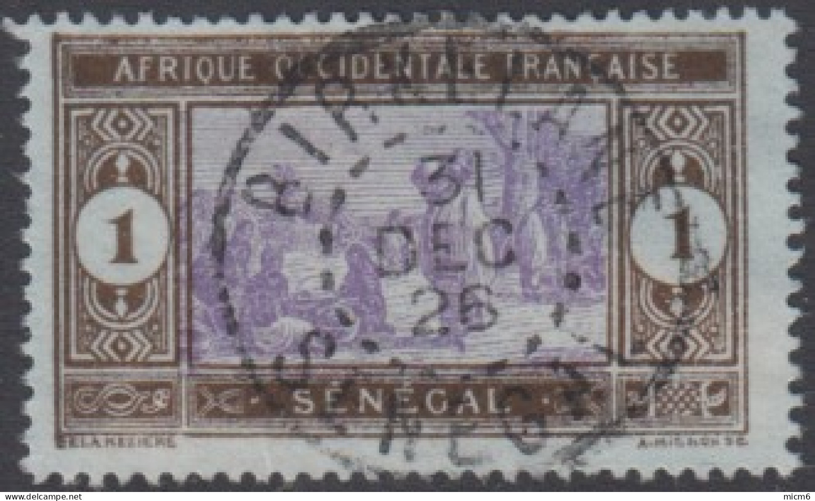 Sénégal 1912-1944 - Birkelane Sur N° 53 (YT) N° 54 (AM). Oblitération. - Sonstige & Ohne Zuordnung