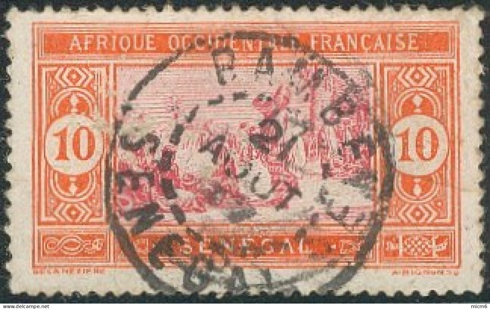 Sénégal 1912-1944 - Bambey Sur N° 57 (YT) N° 58 (AM). Oblitération. - Sonstige & Ohne Zuordnung