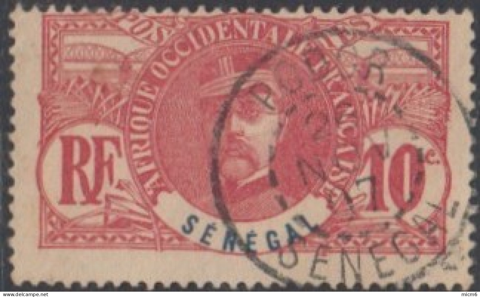 Sénégal 1887-1906 - Podor Sur N° 34 (YT) N° 35 (AM). Oblitération De 1907. - Used Stamps