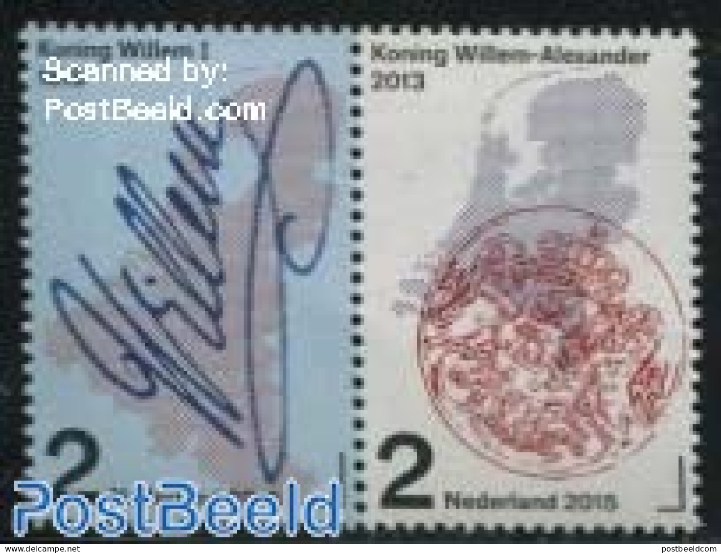 Netherlands 2015 200 Years Kingdom Of The Netherlands 2v [:], Mint NH, History - Various - Kings & Queens (Royalty) - .. - Neufs