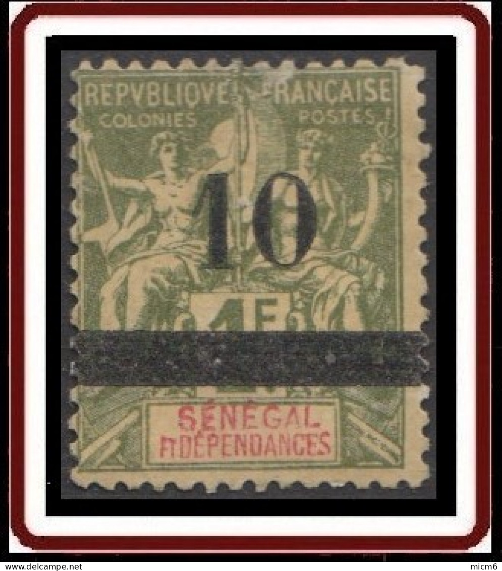 Sénégal 1887-1906 - N° 29 (YT) N° 29 (AM) Neuf (*). Petit Pelurage. - Unused Stamps