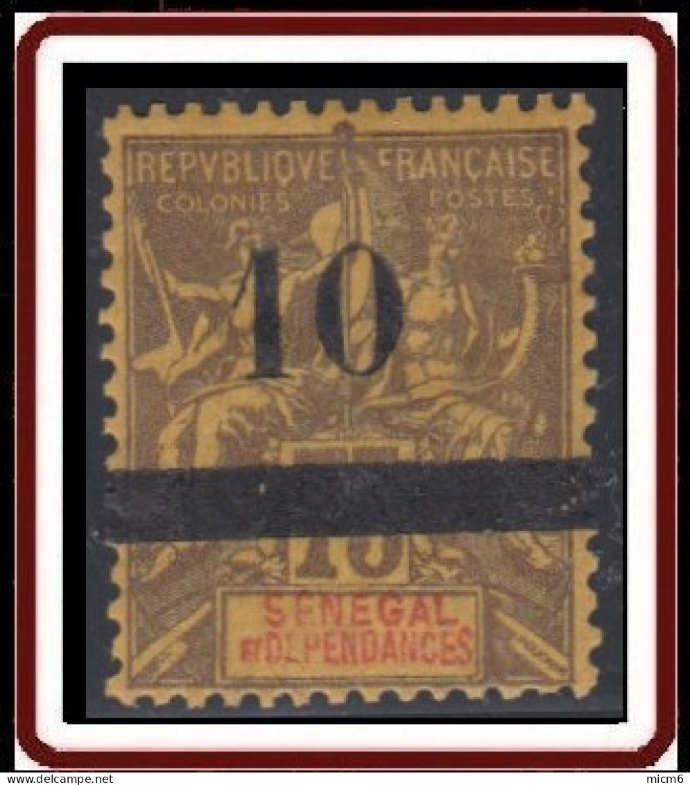 Sénégal 1887-1906 - N° 28 (YT) N° 28 (AM) Neuf *. - Unused Stamps