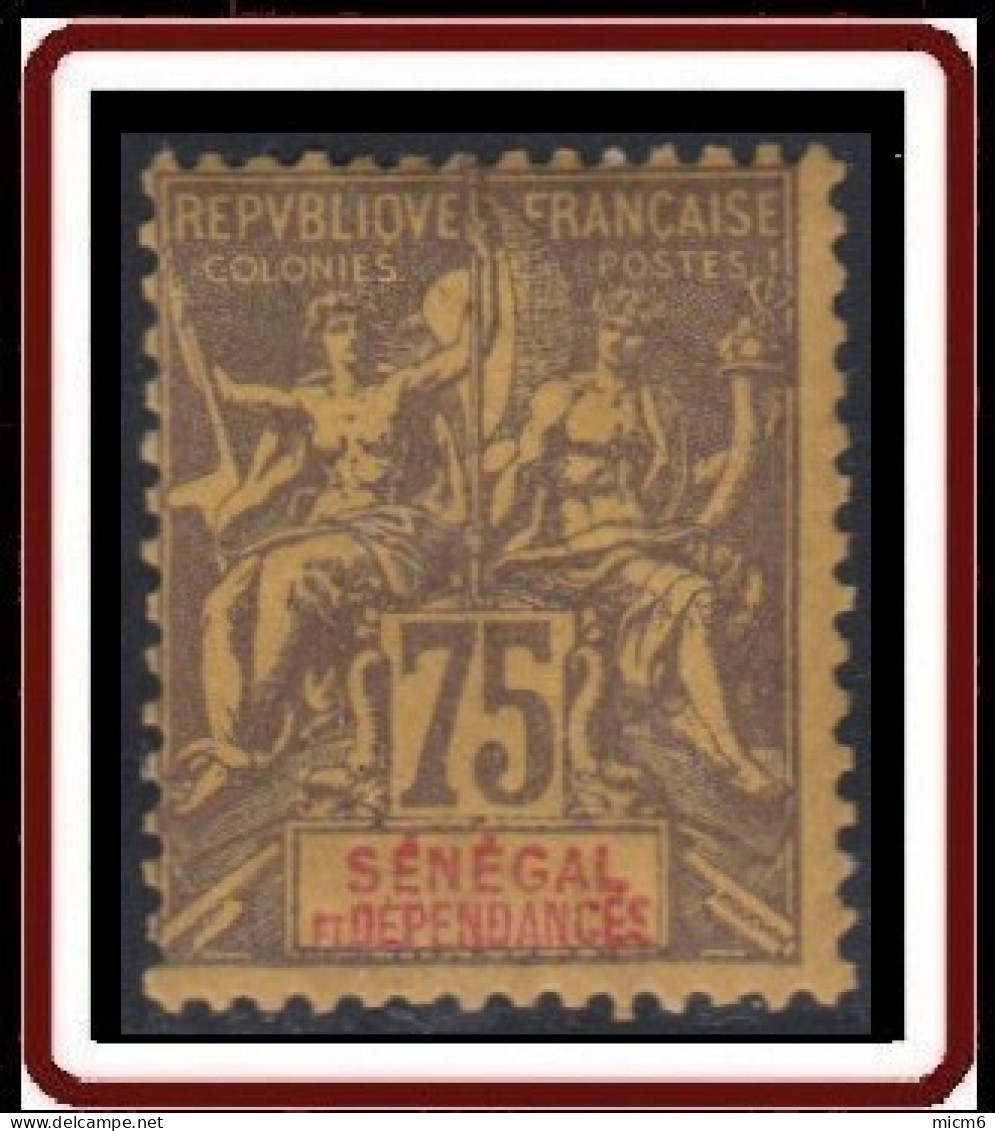 Sénégal 1887-1906 - N° 19 (YT) N° 19 (AM) Neuf *. - Ongebruikt