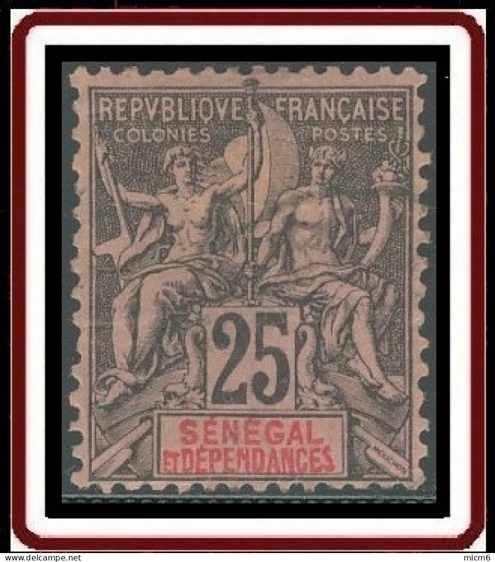 Sénégal 1887-1906 - N° 15 (YT) N° 15 (AM) Neuf *. - Ungebraucht