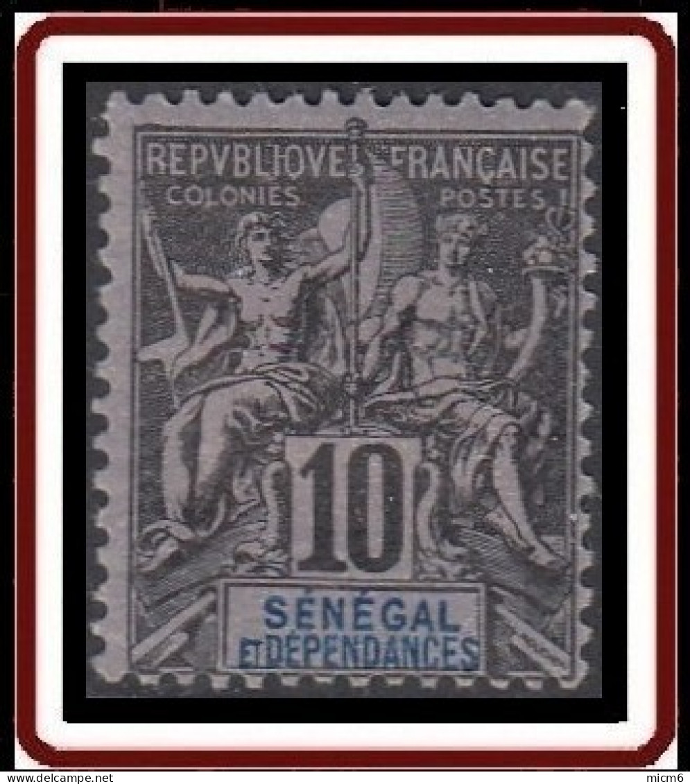 Sénégal 1887-1906 - N° 12 (YT) N° 12 (AM) Neuf *. - Unused Stamps