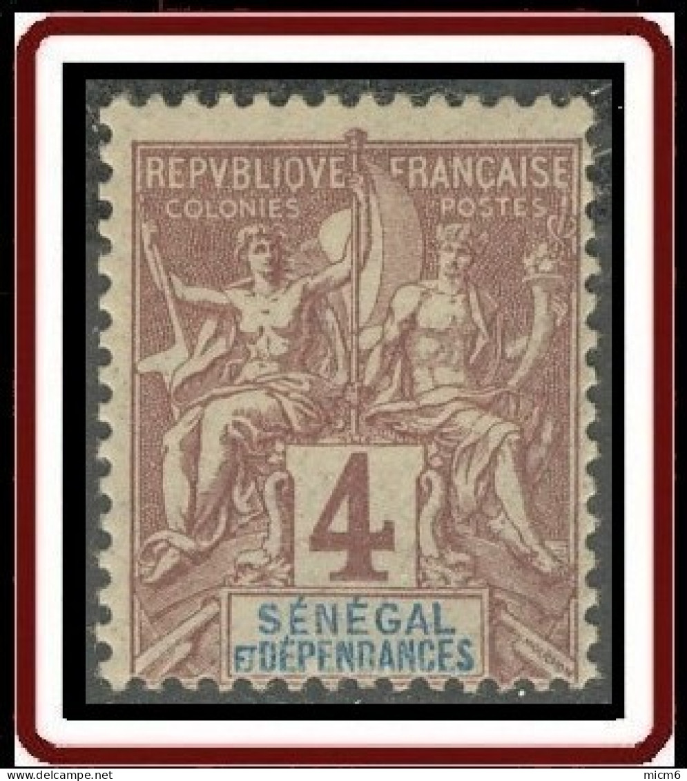 Sénégal 1887-1906 - N° 10 (YT) N° 10 (AM) Neuf *. - Ongebruikt