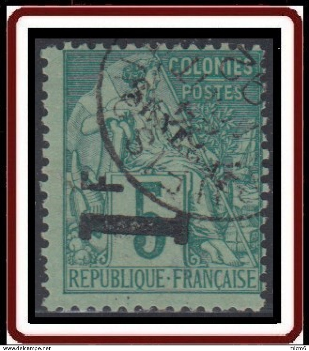Sénégal 1887-1906 - N° 07 (YT) N° 7 (AM) Oblitéré. Signé A Brun. - Oblitérés