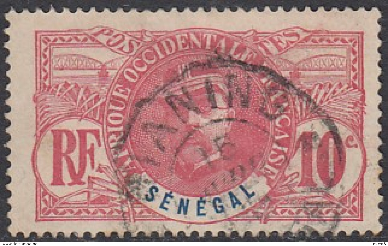 Sénégal 1887-1906 - Nianing Sur N° 34 (YT) N° 35 (AM). Oblitération. - Oblitérés