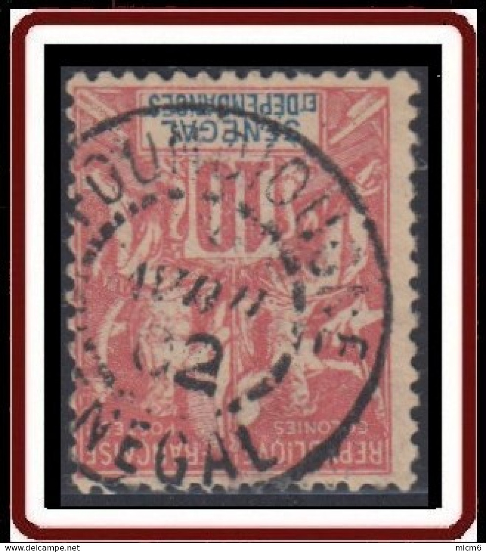 Sénégal 1887-1906 - Foudiuougne Sur N° 22 (YT) N° 22 (AM). Oblitération De 1902. - Used Stamps