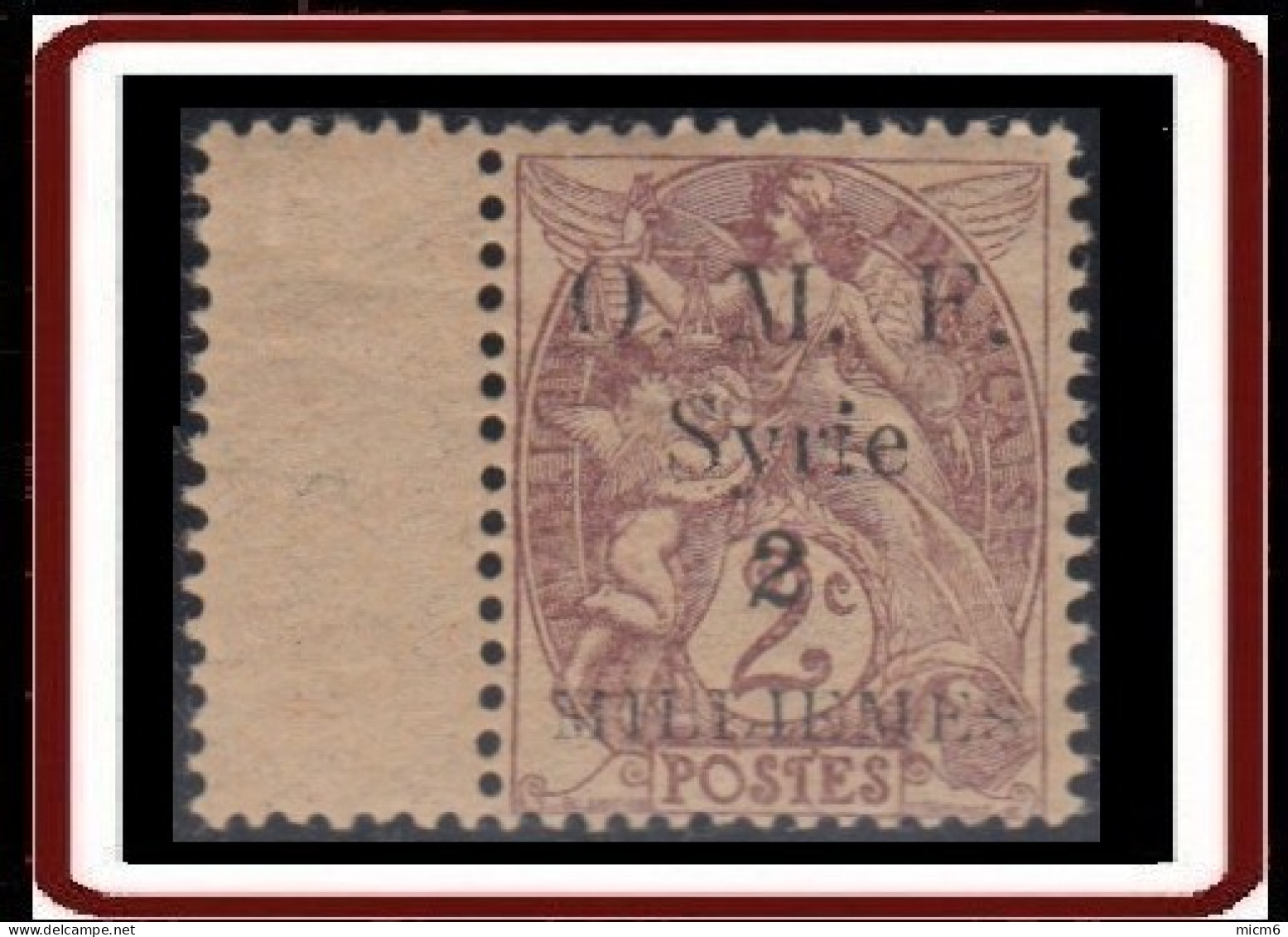 Syrie 1919-1922 (Occupation Française) - N° 22 (YT) N° 22 (AM) Neuf **. - Neufs