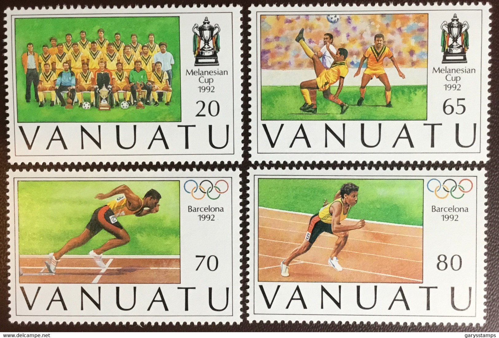 Vanuatu 1992 Melanesian Cup & Olympic Games MNH - Vanuatu (1980-...)