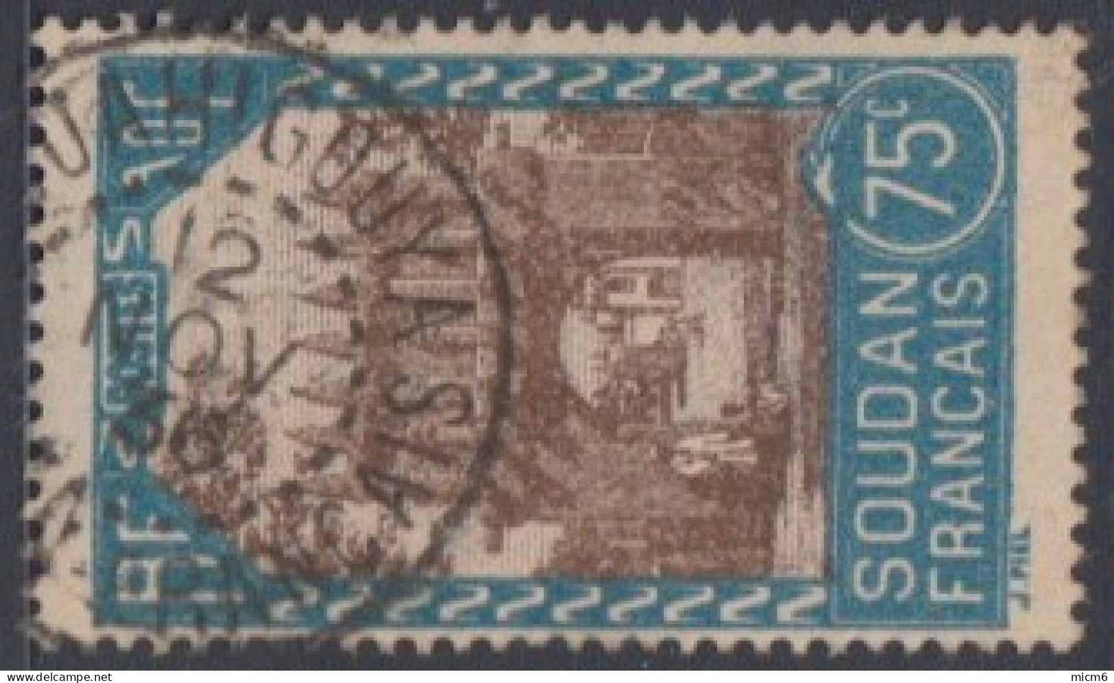 Soudan Français 1920-1944 - Ouahigouya Sur N° 75 (YT) N° 73 (AM). Oblitération De 1936. - Autres & Non Classés
