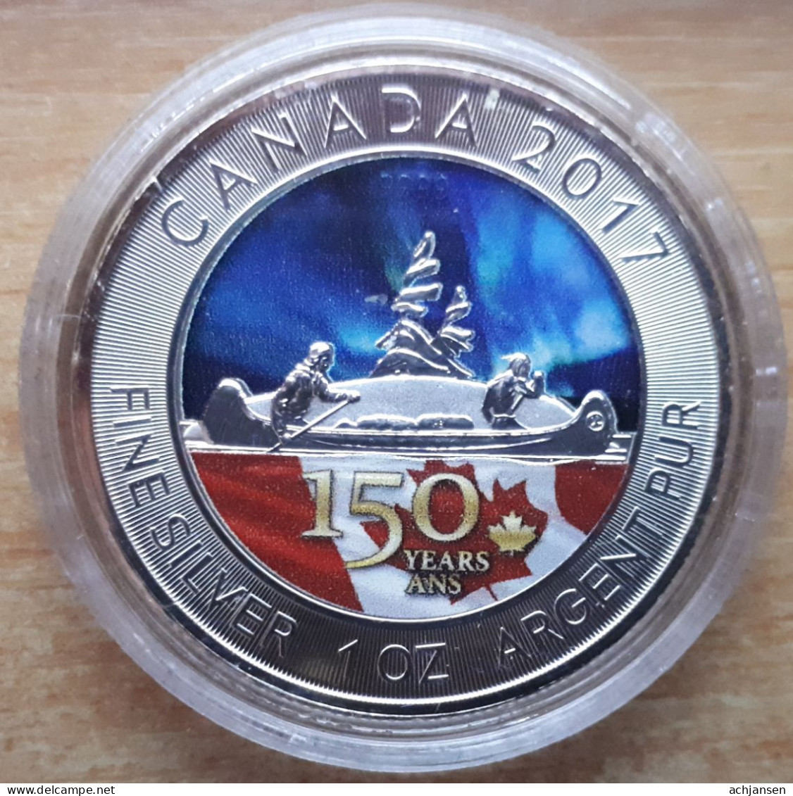 Canada, Voyageur Maple Leaf 2017 - 1 Oz. Pure Silver - Canada