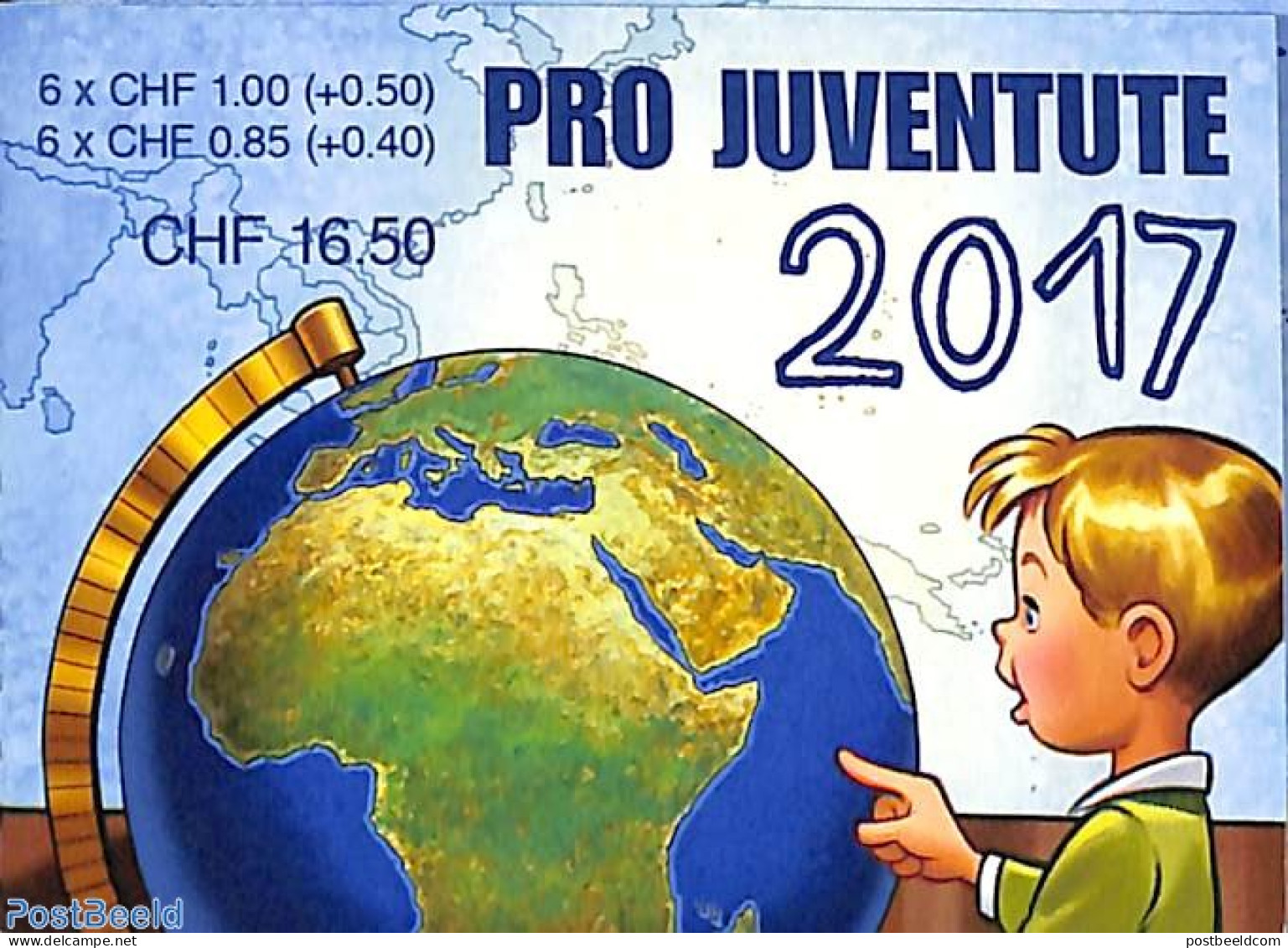 Switzerland 2017 Pro Juventute Booklet, Mint NH, Religion - Various - Christmas - Stamp Booklets - Maps - Ongebruikt