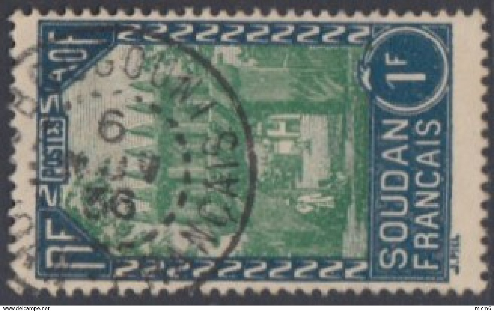 Soudan Français 1920-1944 - Bougouni Sur N° 78 (YT) N° 75 (AM). Oblitération De 1936. - Other & Unclassified