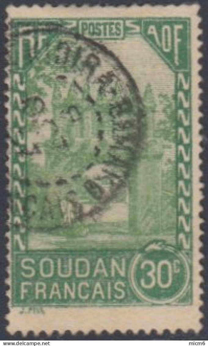 Soudan Français 1920-1944 - Ambulant Kidira-Bamako Sur N° 68 (YT) N° 68 (AM). Oblitération De 1937. - Otros & Sin Clasificación