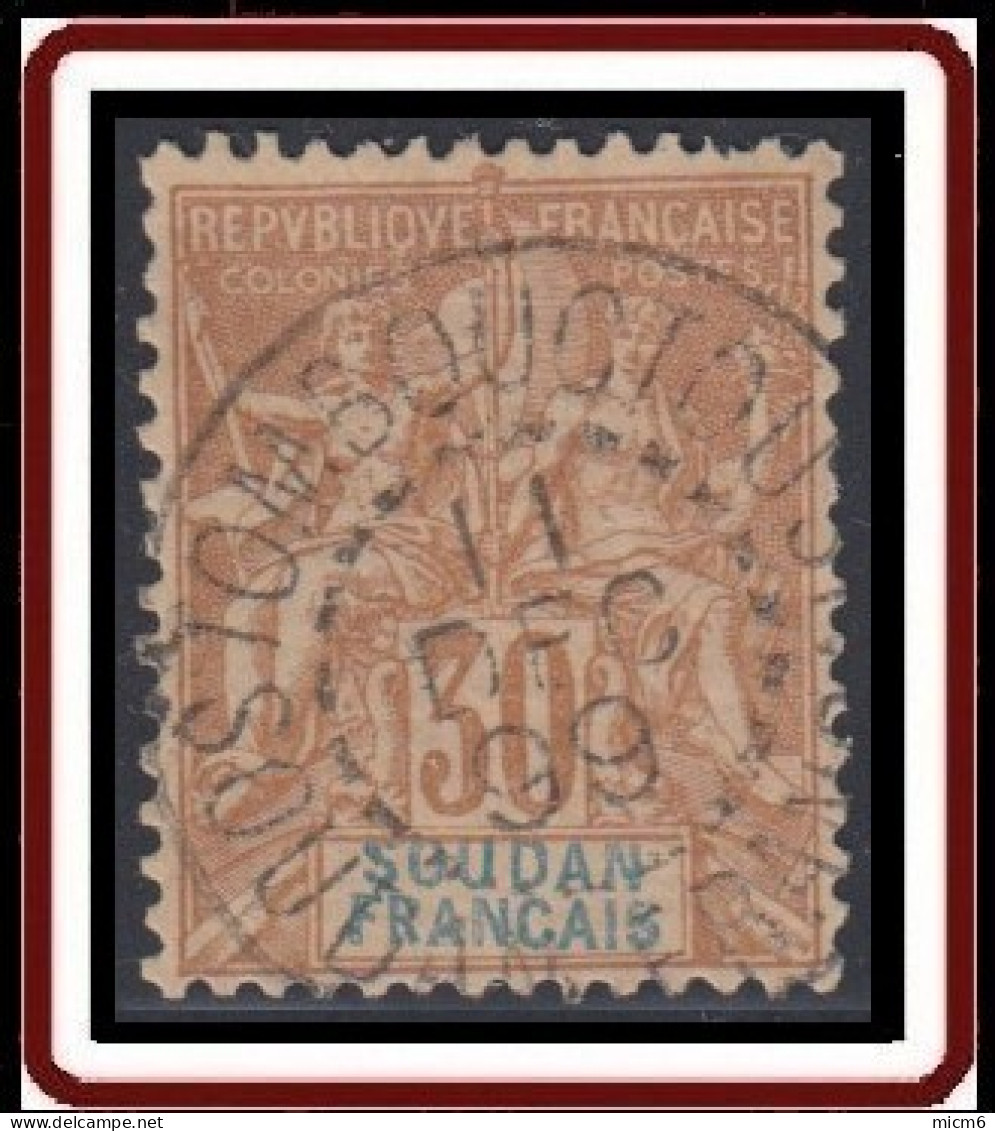 Soudan Français 1894-1900 - Tombouctou / Soudan Français Sur N° 11 (YT) N° 11 (AM). Oblitération De 1899. - Used Stamps