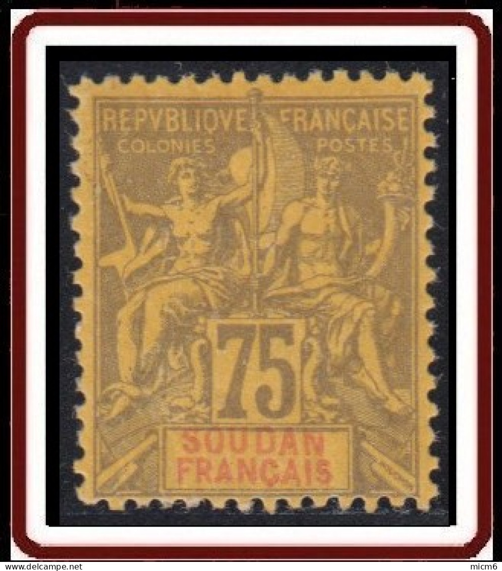 Soudan Français 1894-1900 - N° 14 (YT) N° 14 (AM) Neuf **. - Ongebruikt