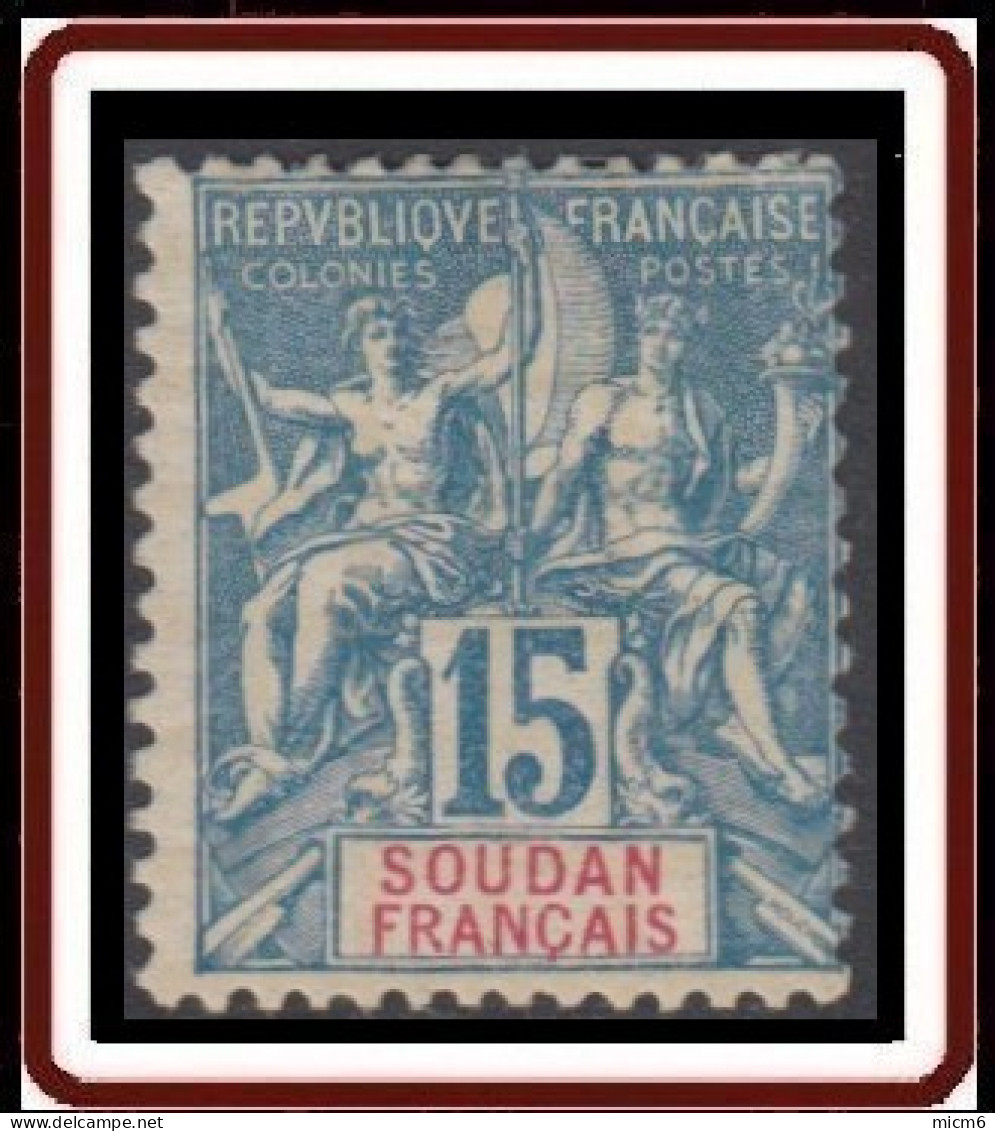 Soudan Français 1894-1900 - N° 08 (YT) N° 8 (AM) Neuf *. - Unused Stamps