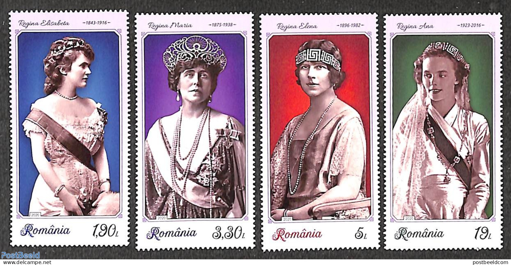 Romania 2020 Royalty Costumes 4v, Mint NH, History - Kings & Queens (Royalty) - Neufs