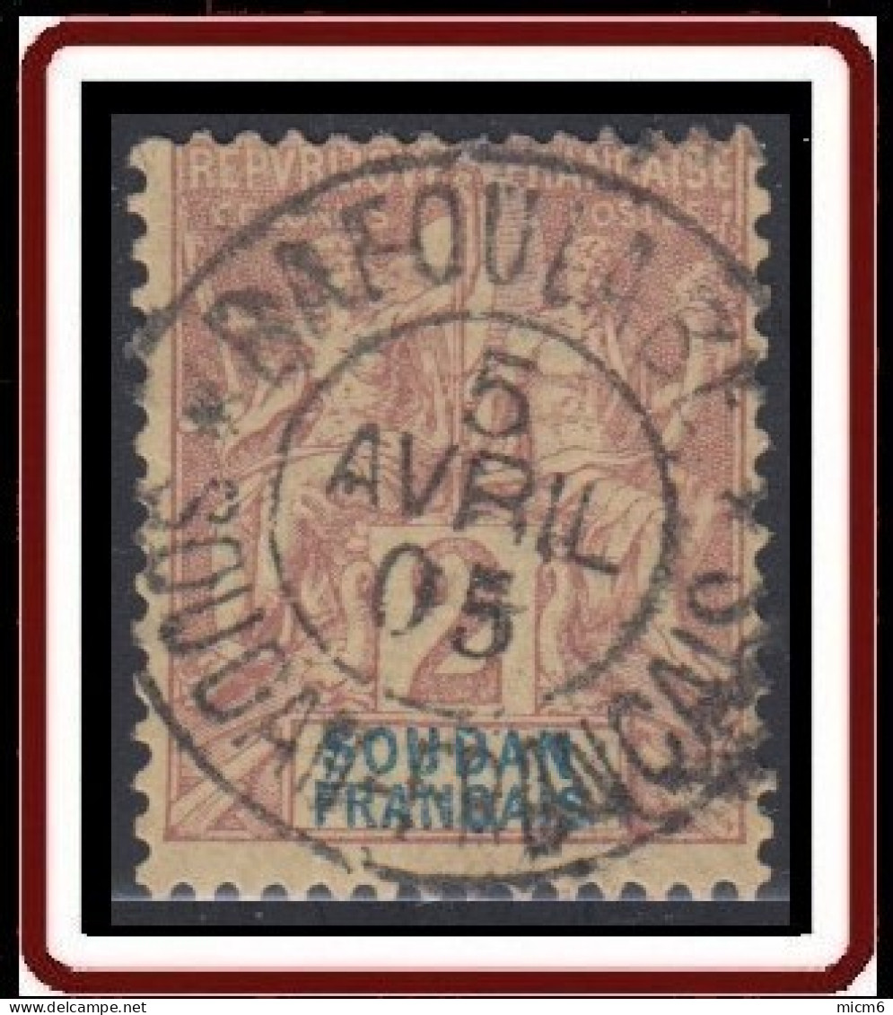 Soudan Français 1894-1900 - Bafoulabe Sur N° 4 (YT) N° 4 (AM). Oblitération De 1905. - Oblitérés
