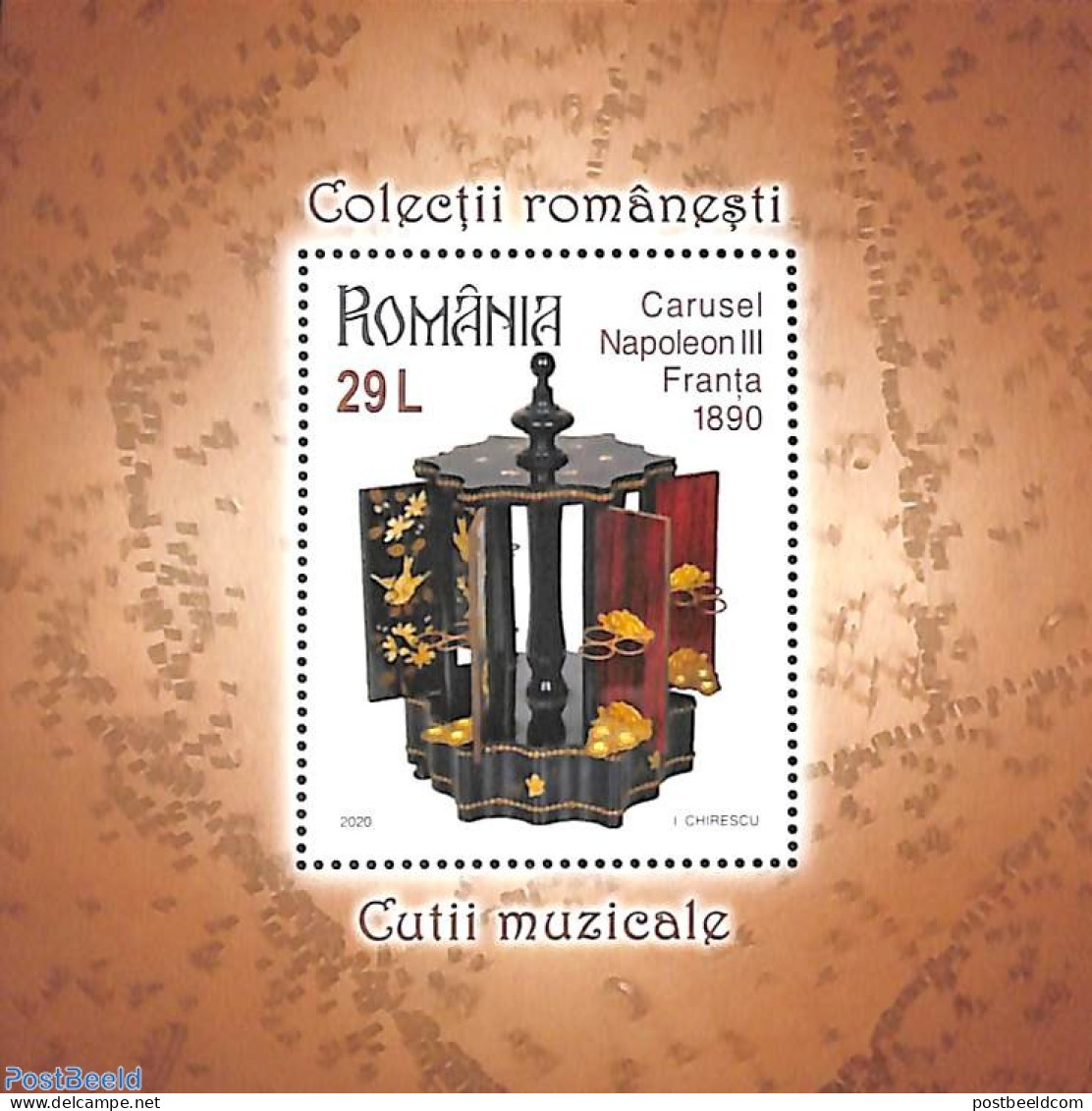 Romania 2020 Music Boxes S/s, Mint NH, Performance Art - Music - Unused Stamps