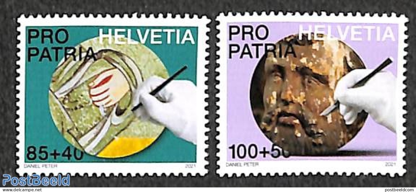 Switzerland 2021 Pro Patria 2v, Mint NH, Art - Handicrafts - Unused Stamps