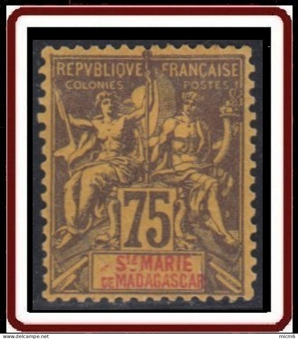 Sainte-Marie De Madagascar - N° 12 (YT) N° 12 (AM) Neuf *. - Unused Stamps