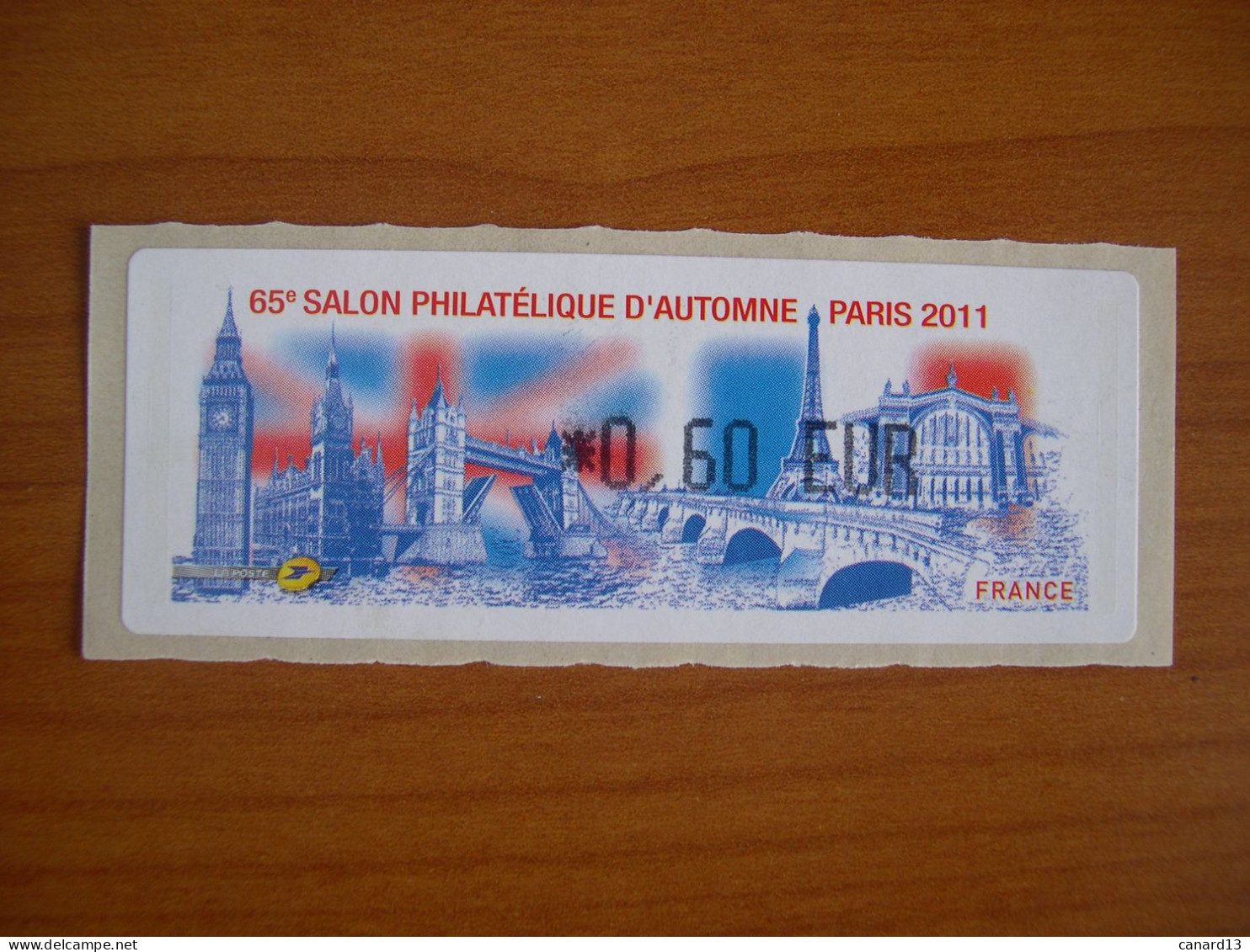 France Vignette De Distributeur N° 1101 Neuf** - 2010-... Abgebildete Automatenmarke