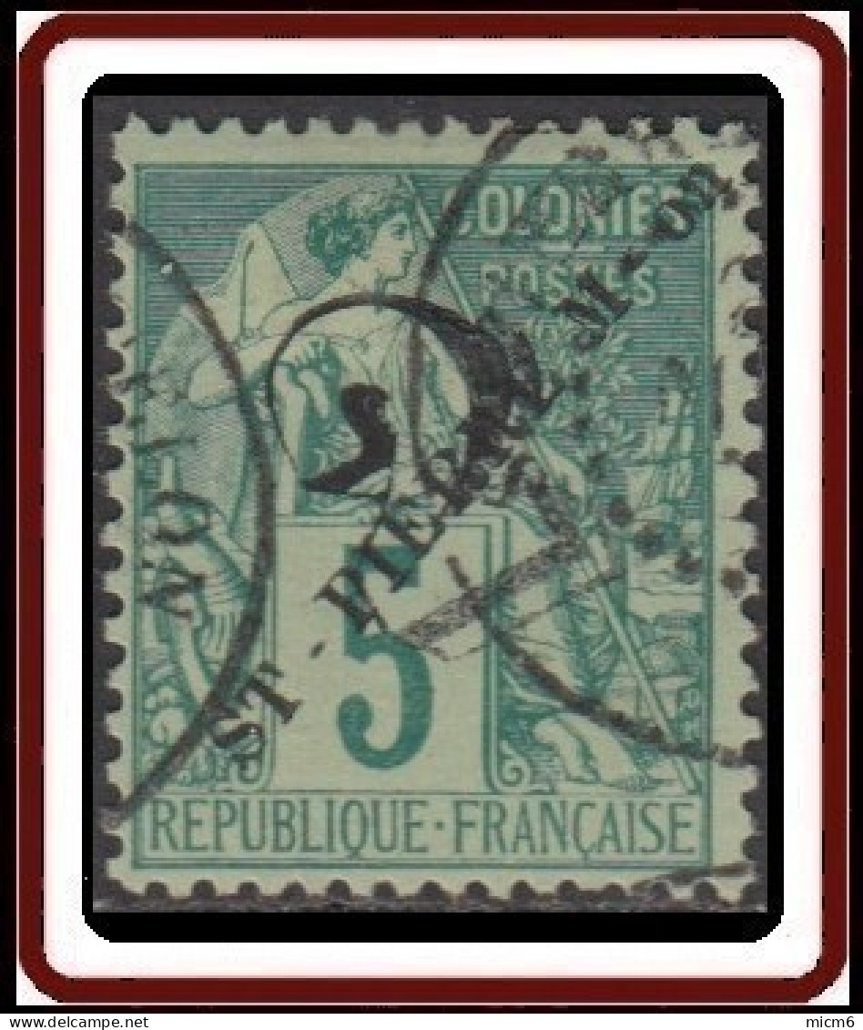 Saint-Pierre Et Miquelon 1859-1909 - N° 49 (YT) N° 50 (AM) Oblitéré. - Used Stamps