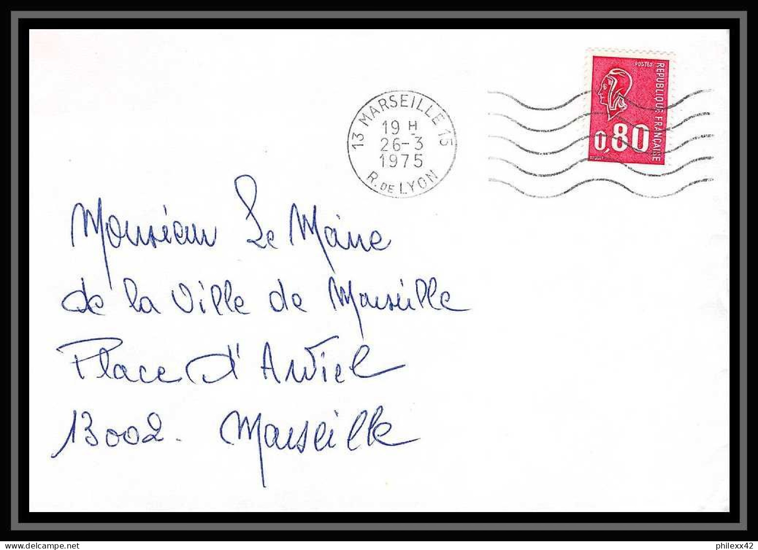 115917 lot de 15 Lettres Bouches du rhone Marseille logis neuf / 15ème roondissement