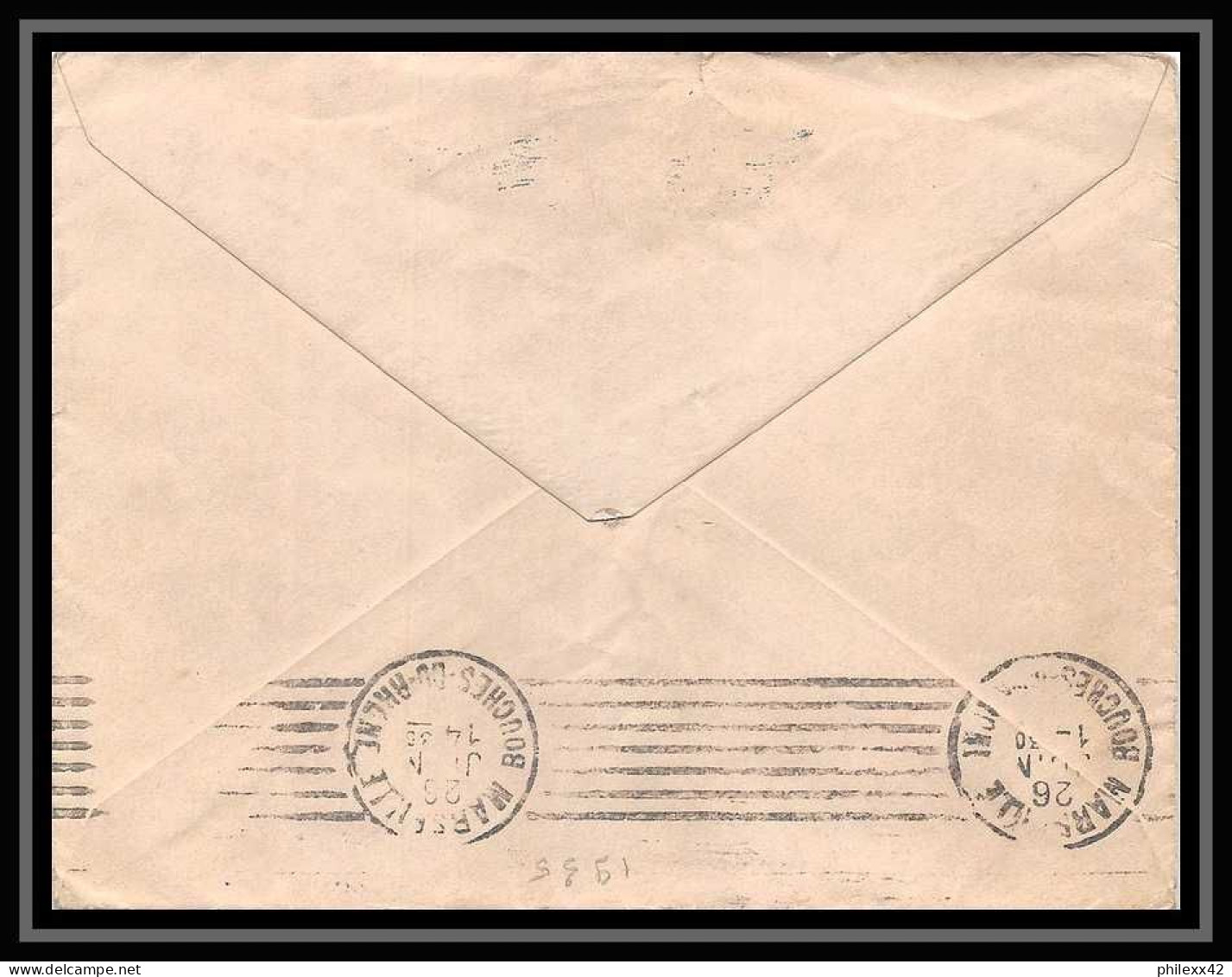 115580 Lettre Cover Bouches Du Rhone Pays-Bas (Netherlands) Pour Marseille Krag 1915 - Cartas & Documentos