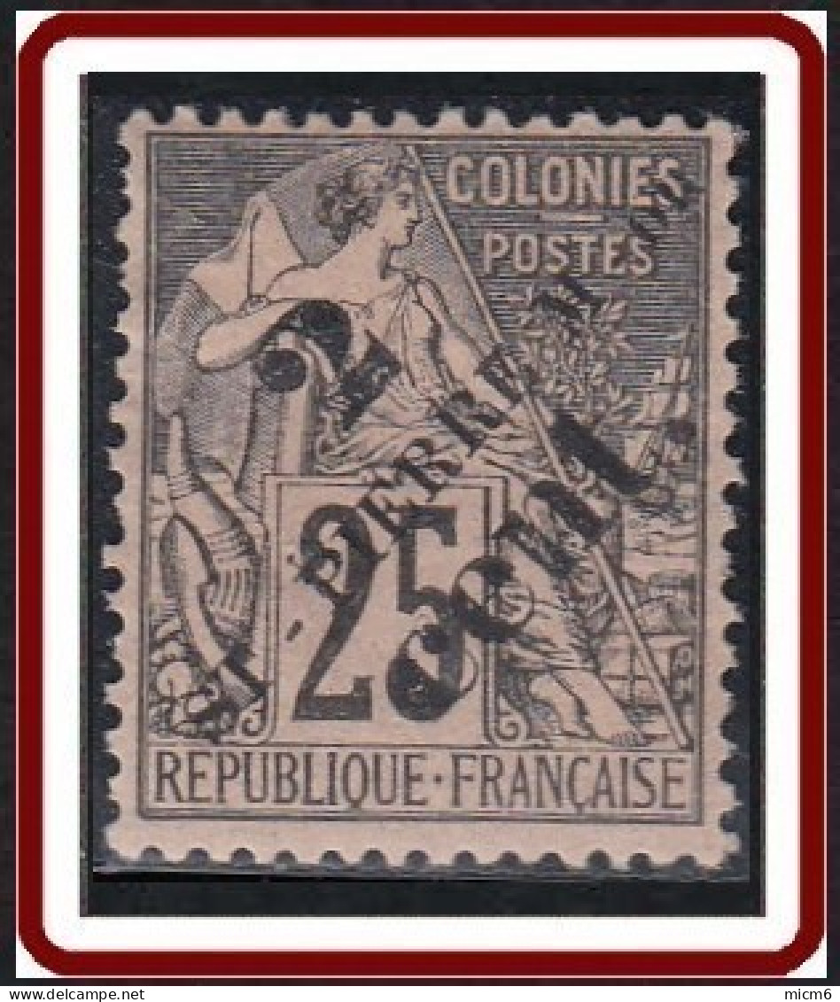 Saint-Pierre Et Miquelon 1859-1909 - N° 40 (YT) N° 44 (AM) Neuf *. - Unused Stamps