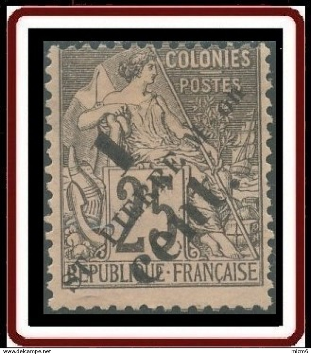 Saint-Pierre Et Miquelon 1859-1909 - N° 37 (YT) N° 43 (AM) Neuf (*). - Unused Stamps