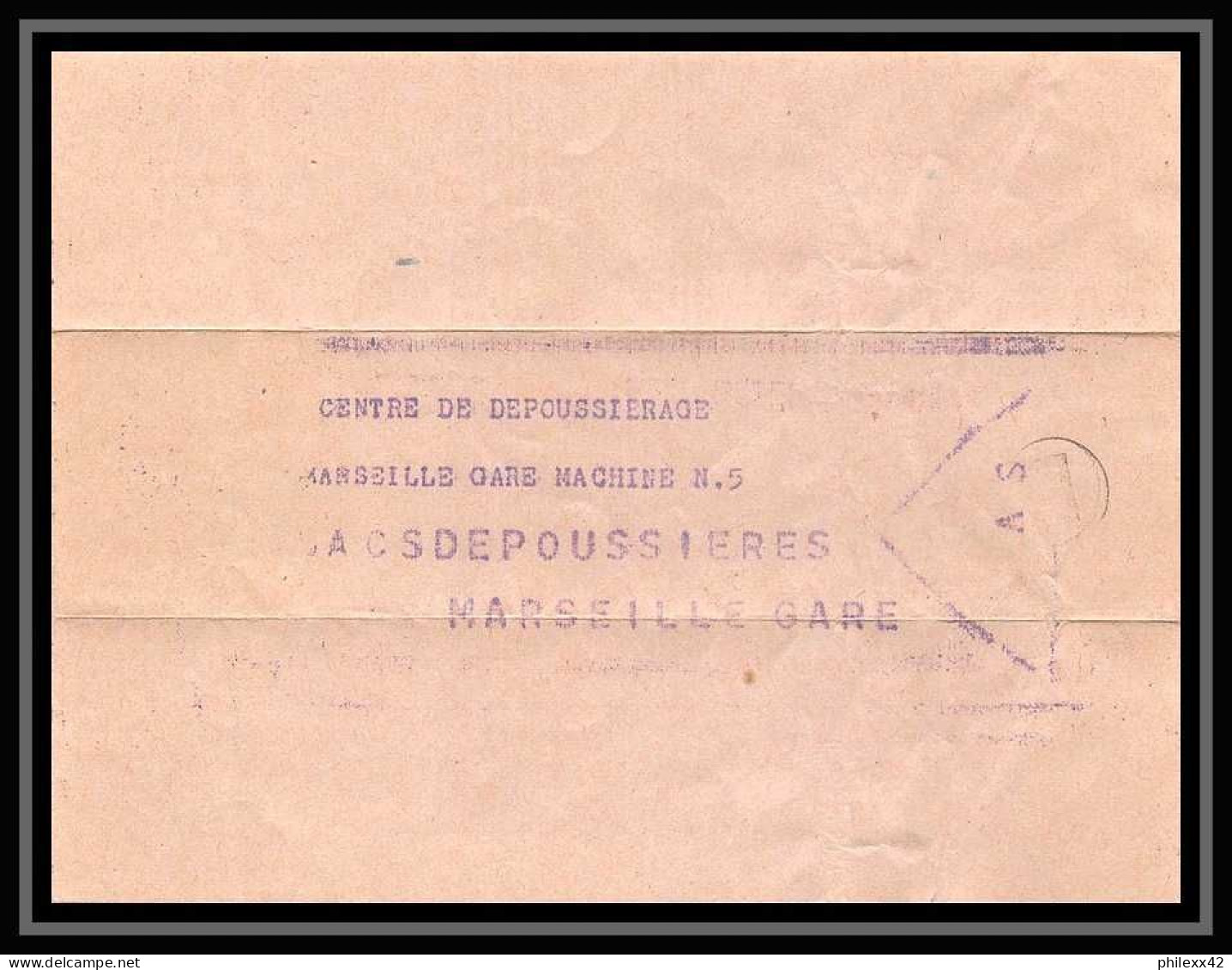 115446 Lot De 13 Lettres Bouches Du Rhone Marseille Dont Griffe Lineaire - Collections