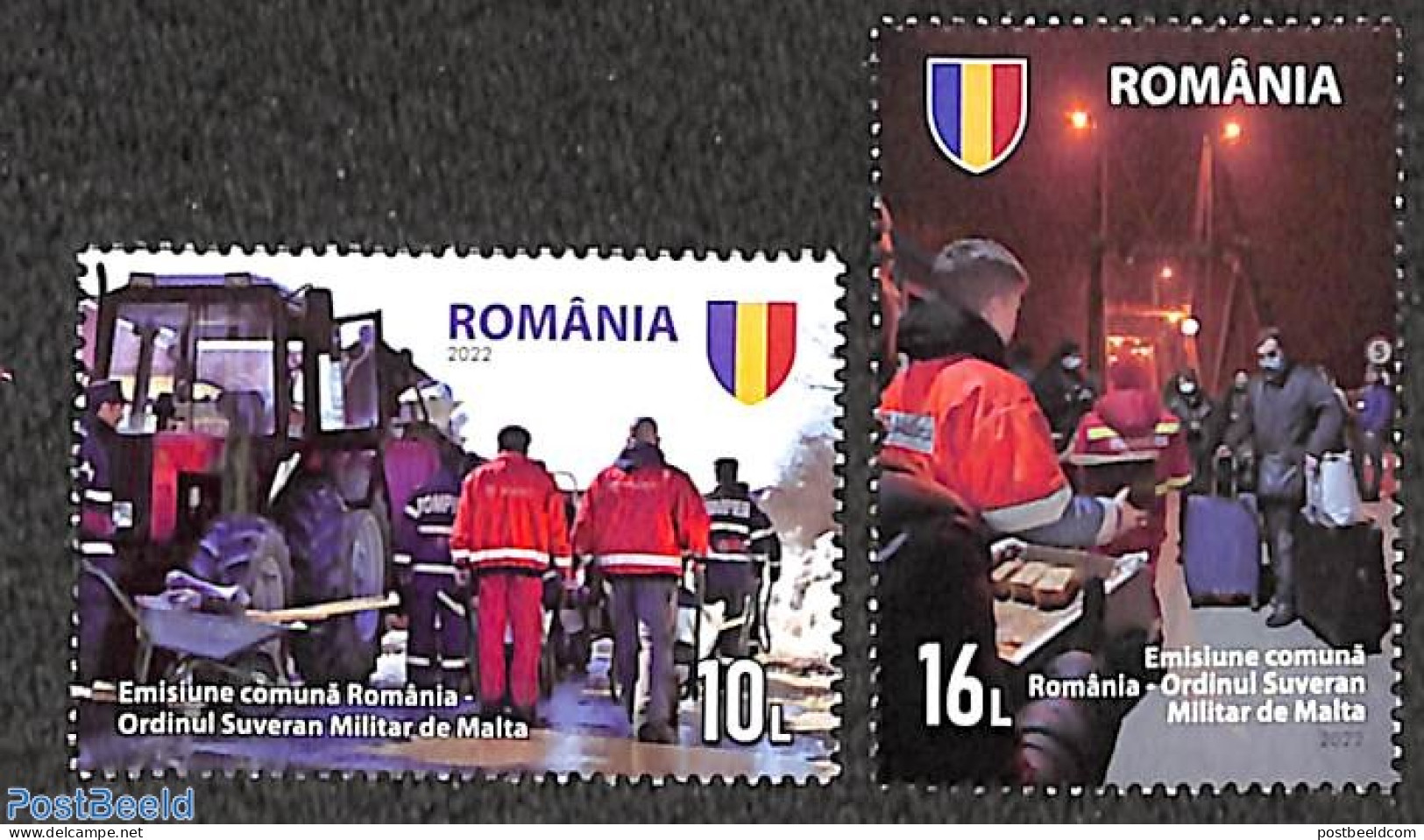 Romania 2022 Joint Issue With Souv. Order Of Malta 2v, Mint NH, Various - Agriculture - Joint Issues - Ungebraucht