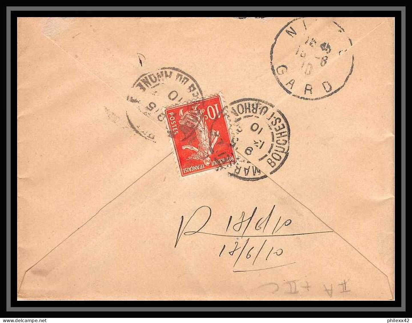 115358 lot de 21 Lettres cover Carte postale (postcard) avis de reception Daguin 35