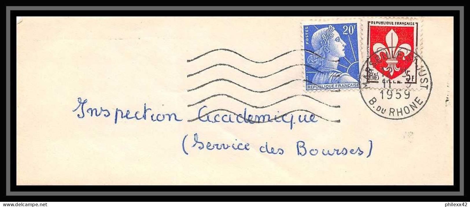 116985 Lot De 8 Lettres Bouches Du Rhone Marseille Saint Just - Collections